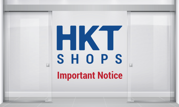 【Important notice on special arrangements for shops】